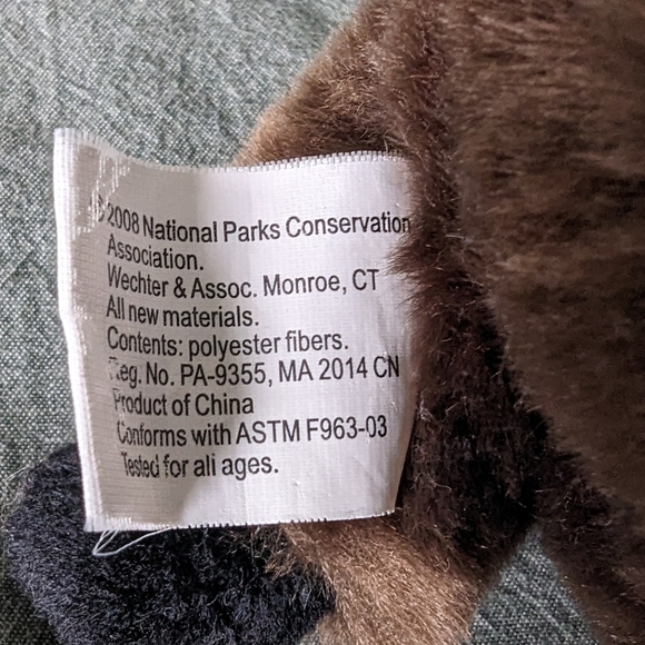 Bison BUFFALO Plush National Parks Conservatory Ass. Stuffed Animal 8" 2008 Toy - Picture 8 of 12